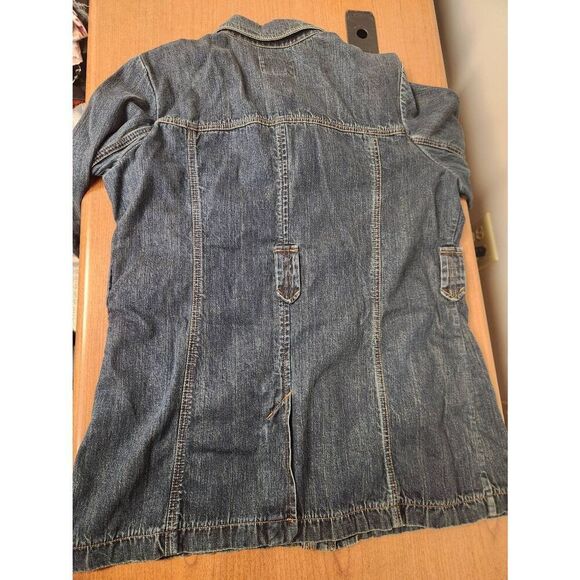 Old Navy Denim Jacket Womens XL Blue Stretch (R) - Picture 6 of 7